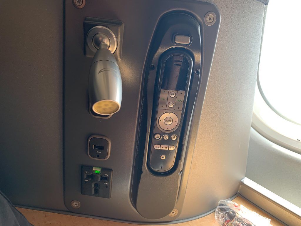 seated in first-class