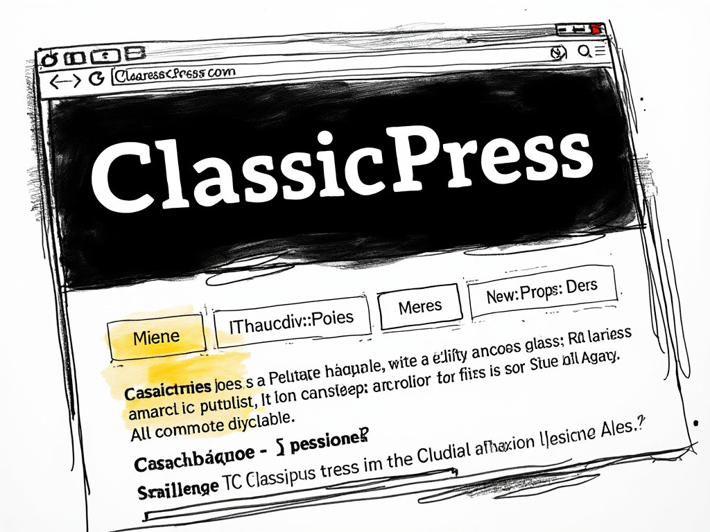 Image generated using Grok (X)for ClassicPress