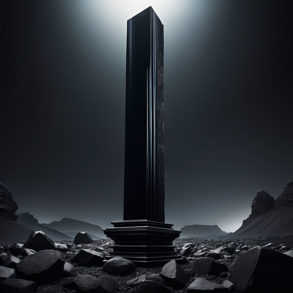 obsidian-colored-monument