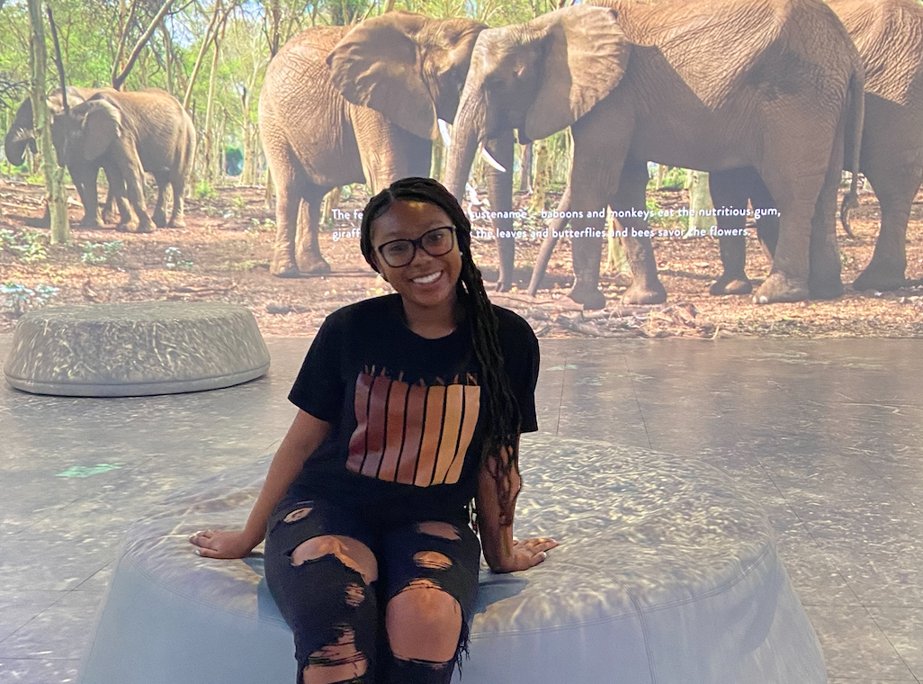 JaLisa Gibson, senior psychology and social work major, and Black studies minor, is using her story as inspiration to further her education and career. Photo from JaLisa Gibson.