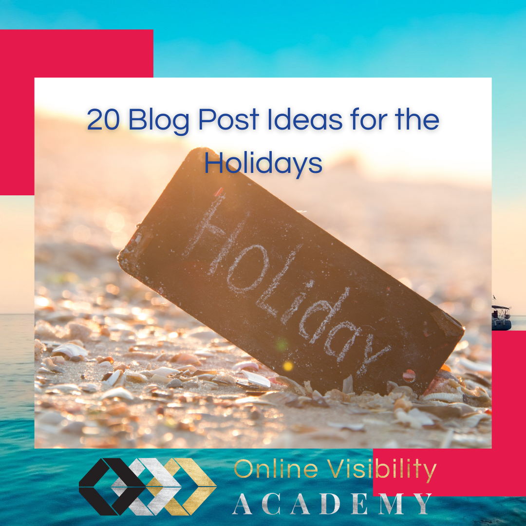 blog post ideas for the holidays