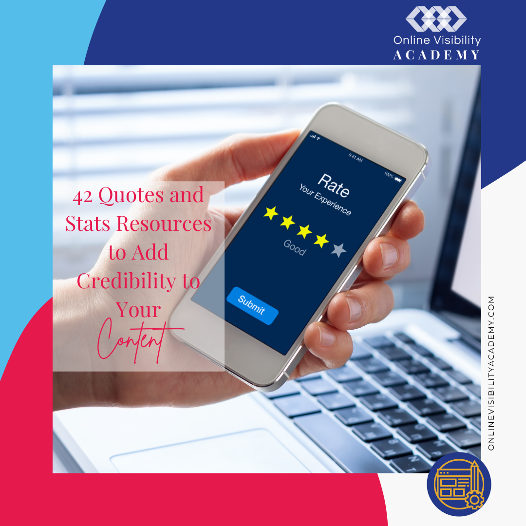 quotes and stats resources to add credibility to your content