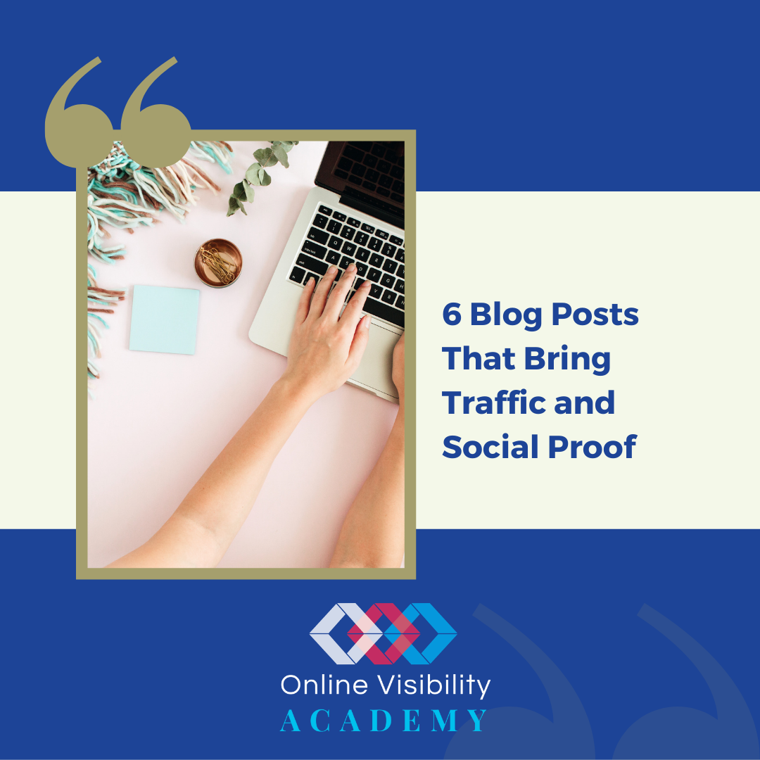 blog posts that bring traffic and social proof  W