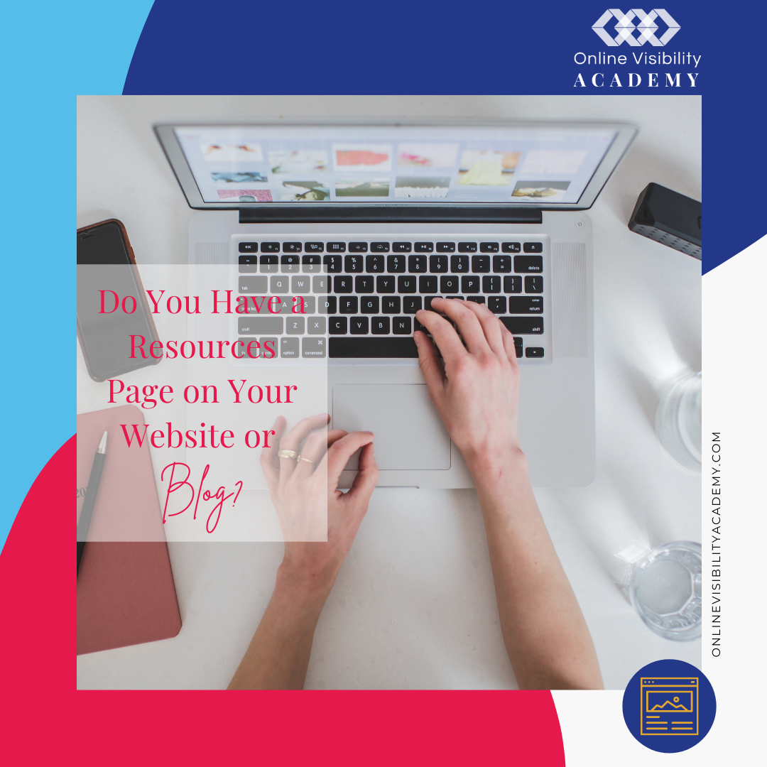 do you have a resources page on your website or blog