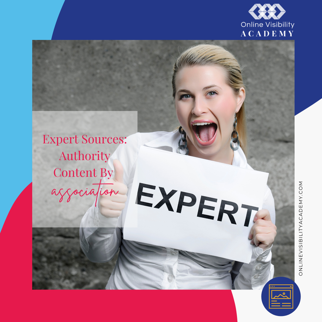 expert sources  authority content by association