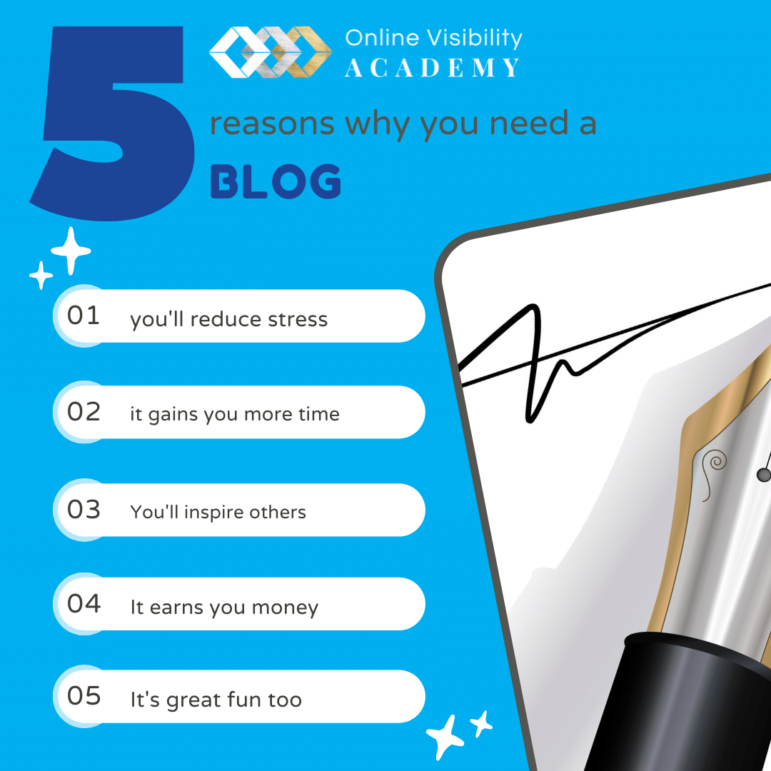 reasons why you need a blog