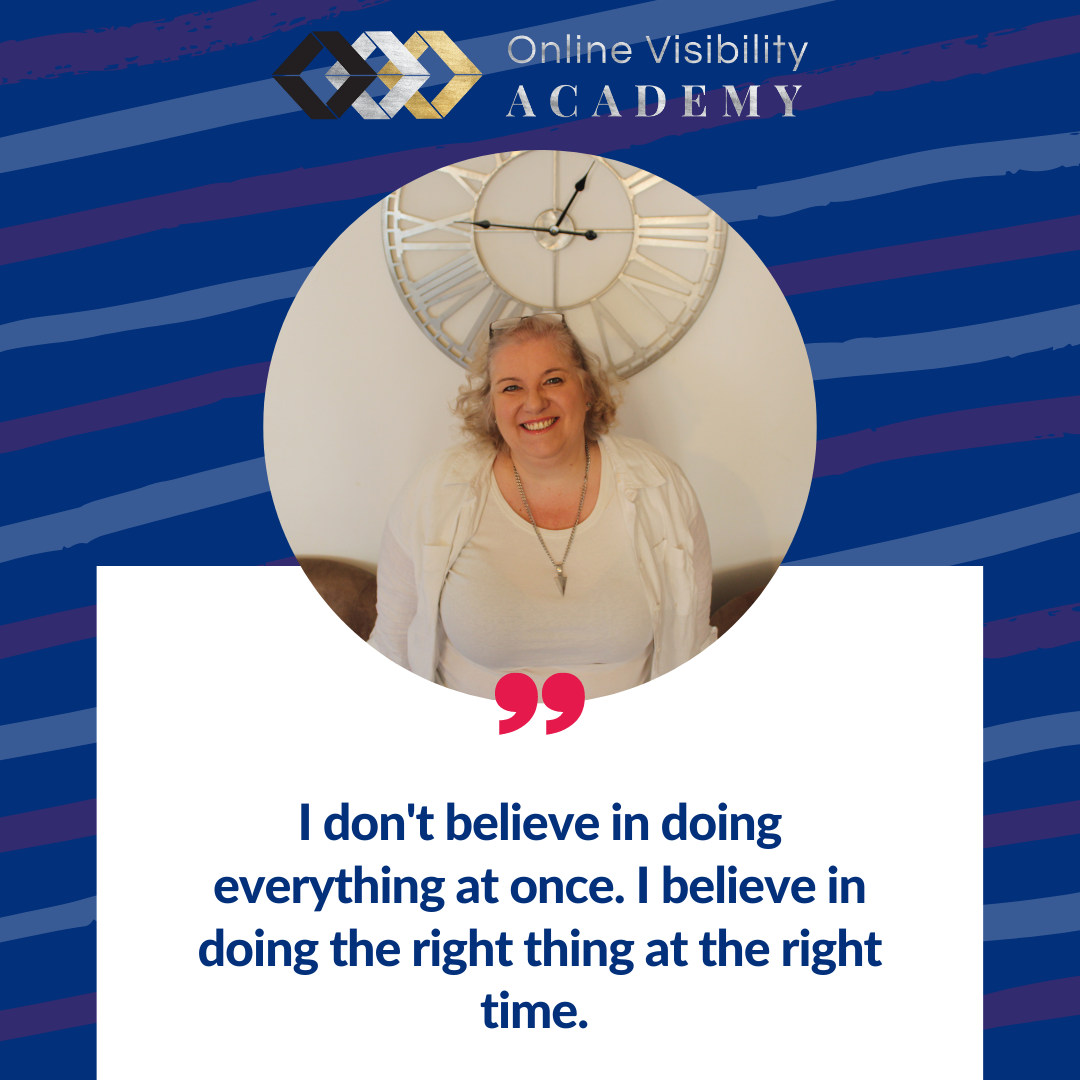 the right thing at the right time