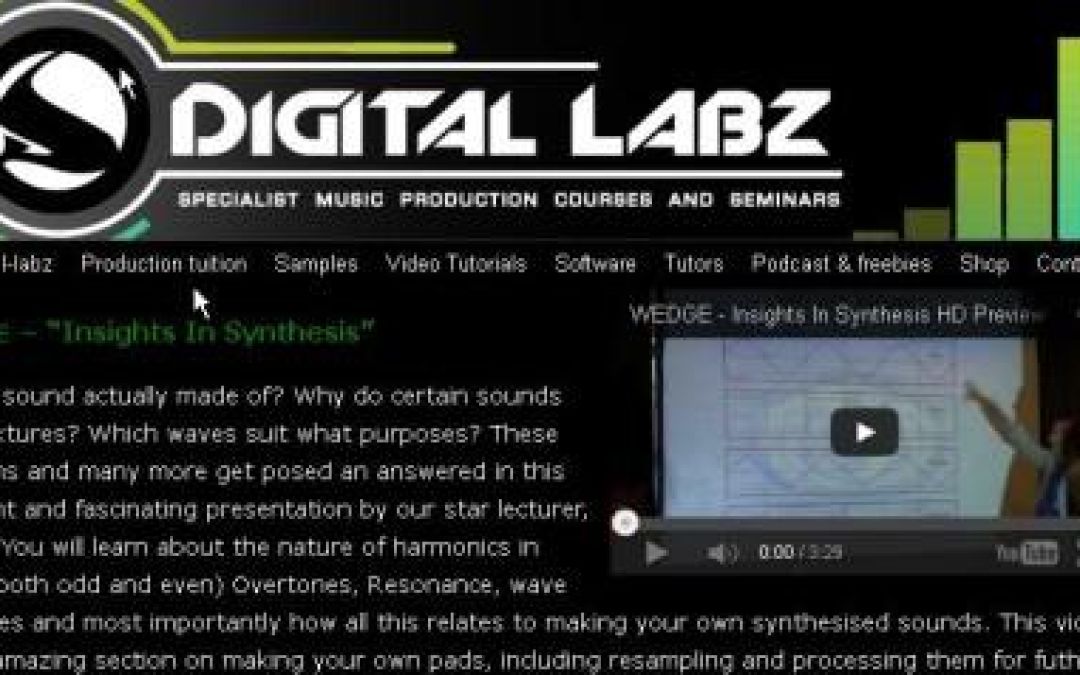 Production tutorials from optical, break, and krust on digital labz
