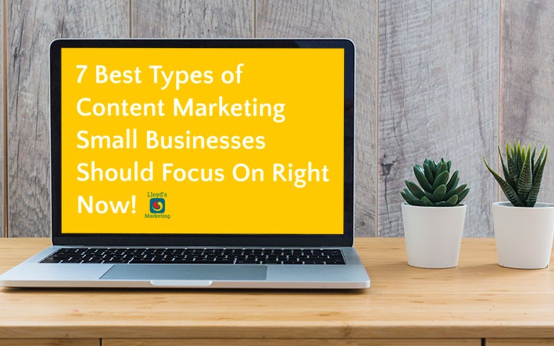 7 Best Types of Small Business Content Marketing You Can Adopt Now