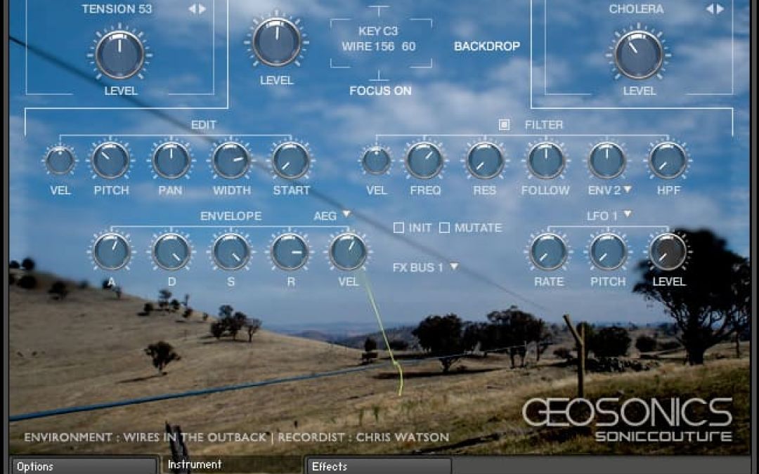 Chris Watson Samples Planet Earth for Geosonics VST