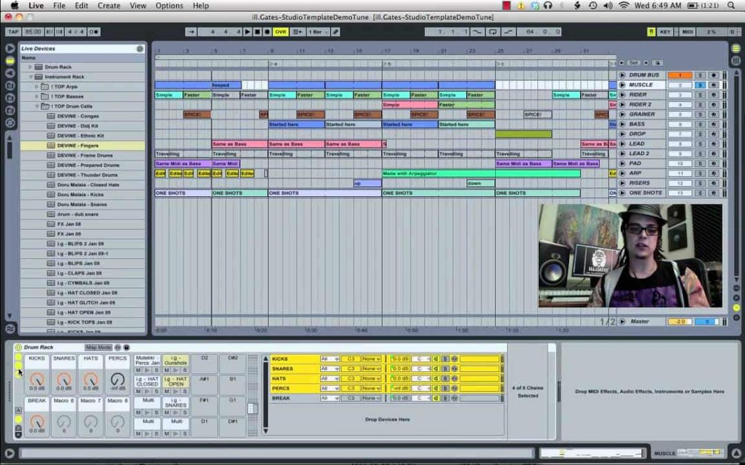 3 videos on making custom drum kit selectors