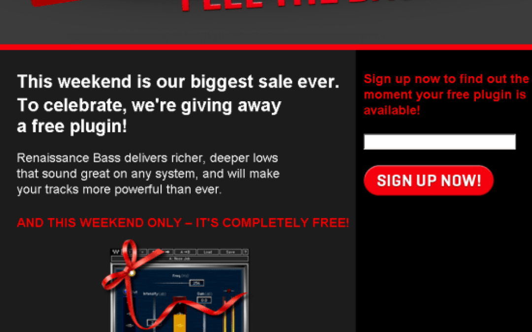 Free Waves Bass Plugin & 80% off Sale