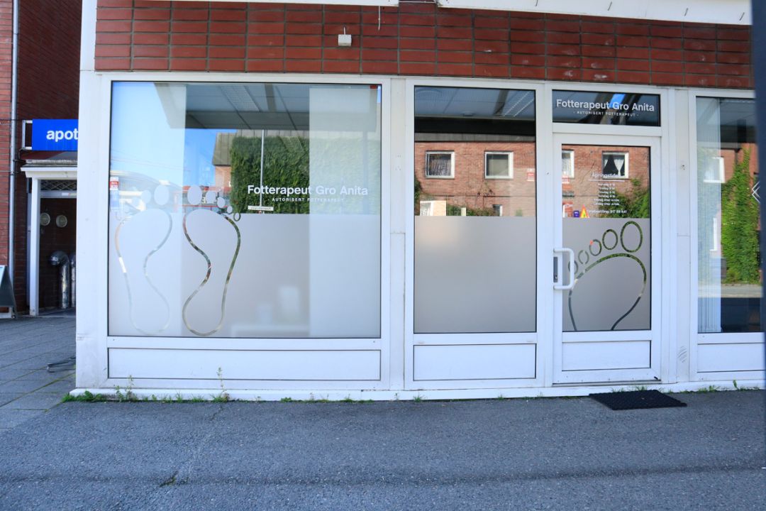 Gro Anita vindusfolie levert av Reklamebanken