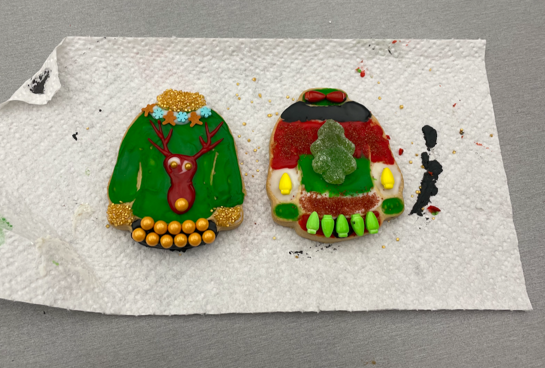 Festive cookies for the end of the semester. Photo by Kelly Kane. 