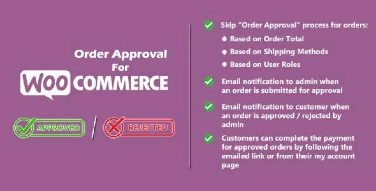 [WISH] Order Approval for