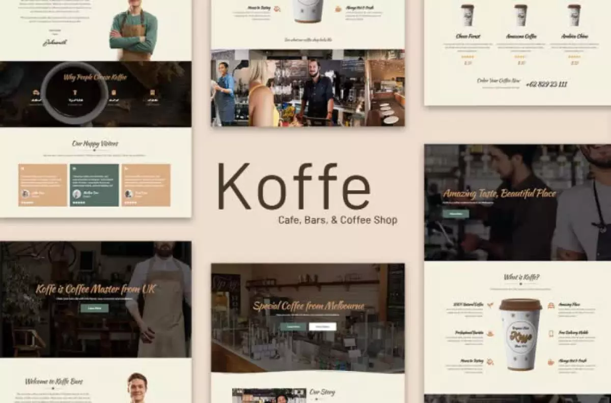 Koffe - Cafe & Coffee Shop Template