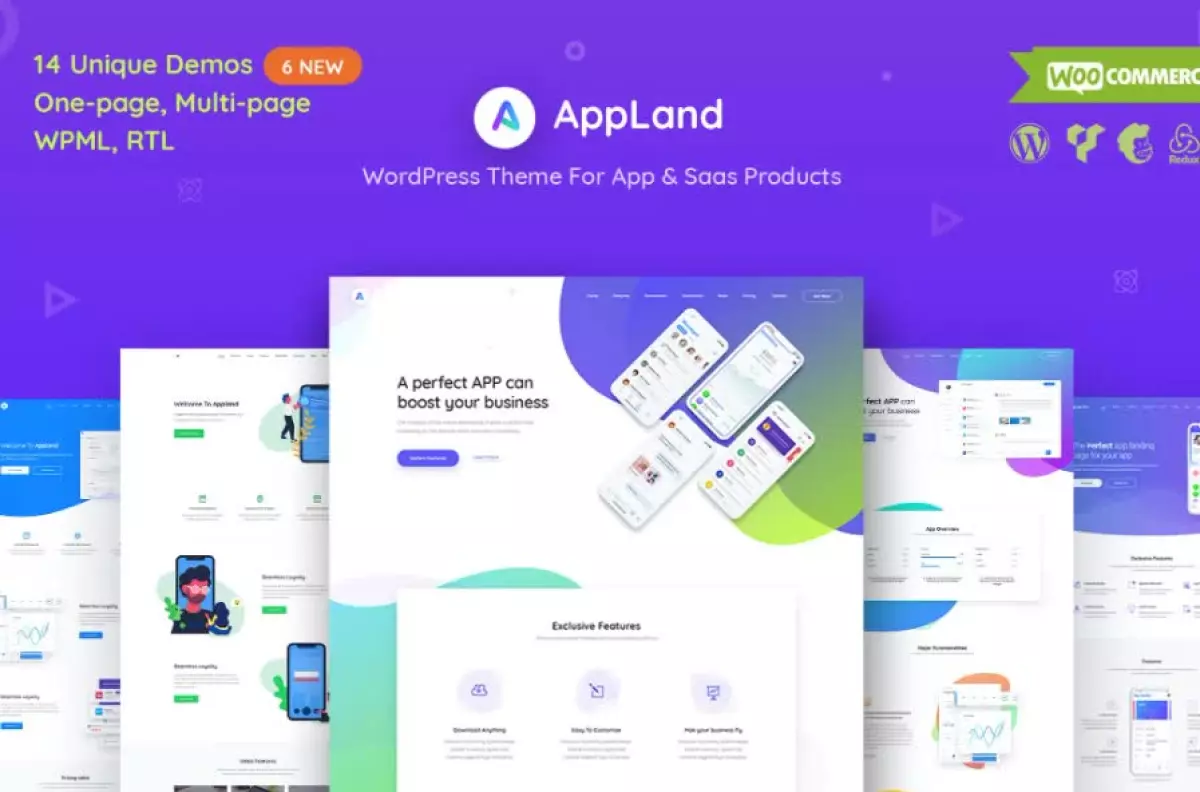 AppLand - WordPress Theme For App & Saas Products