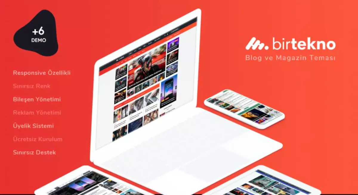 BirTekno - Wordpress Responsive Blog and Magazine Theme