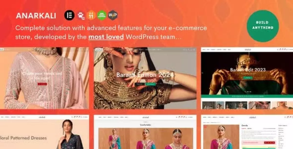 [WISH] Anarkali - Fashion Store WooCommerce Elementor WordPress