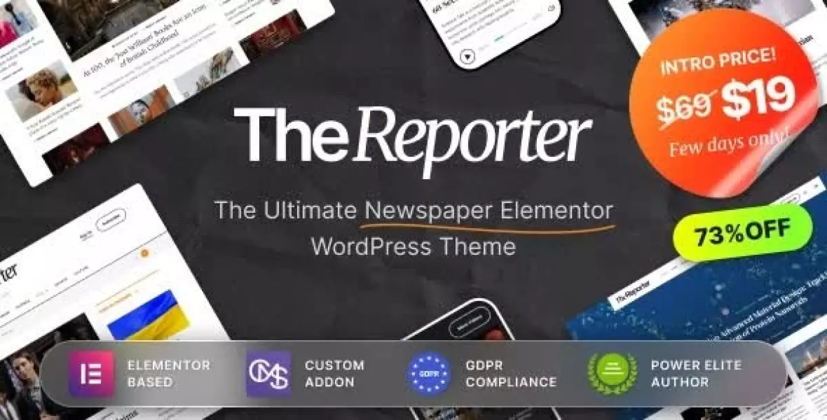 The Reporter - Newspaper Editorial WordPress Theme