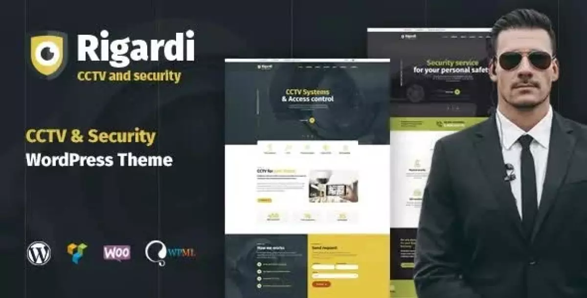 Rigardi - CCTV Security Company & Body Guard WordPress Theme