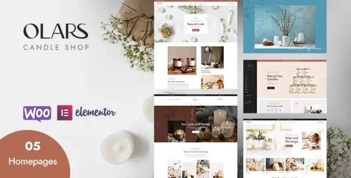 [WISH] Olars - Candle Handmade Shop WordPress WooCommerce