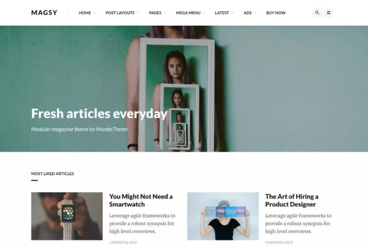 Magsy - Modular Magazine & Blog Theme