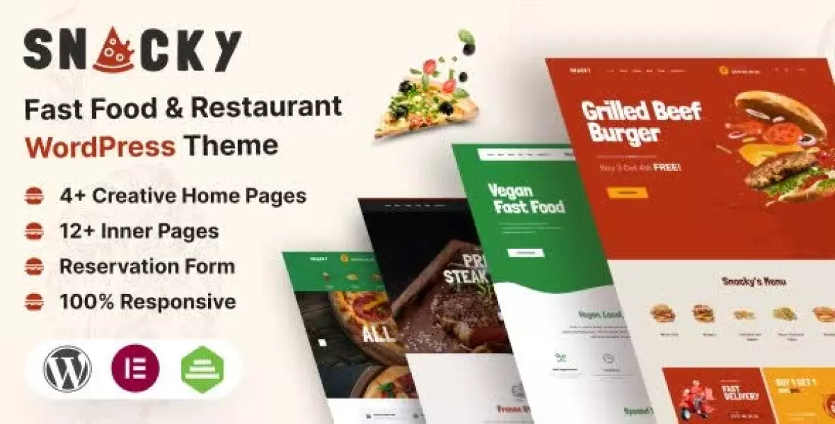 [WISH] Snacky - Food Restaurant WordPress