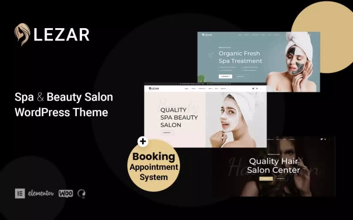 Lezar - Spa and Beauty Salon WordPress Theme