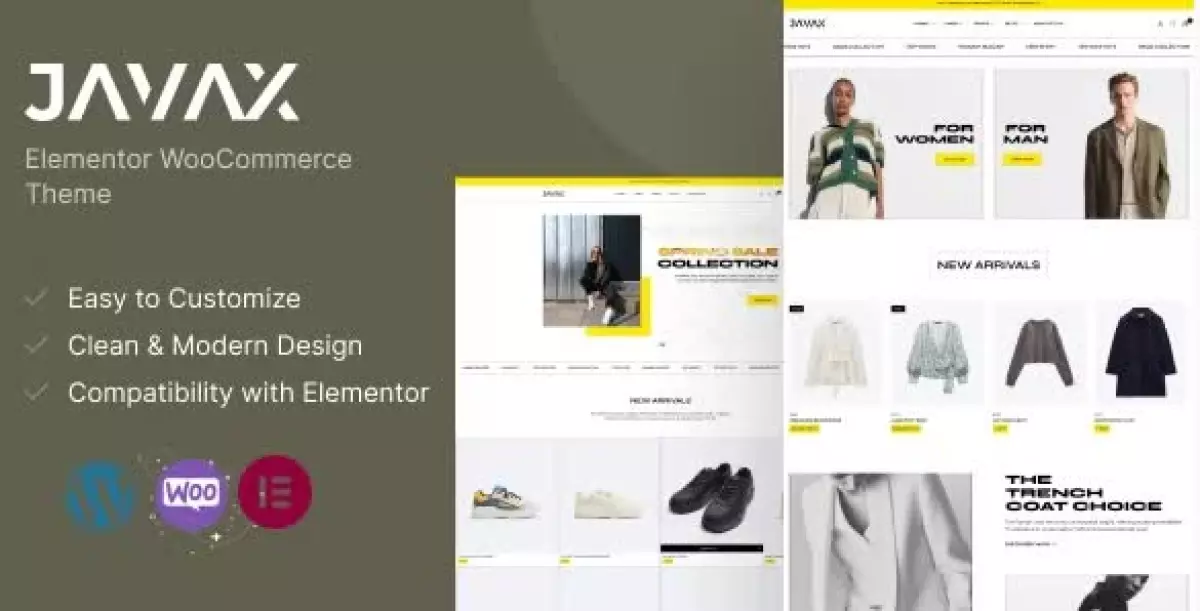 Javax - Elementor WooCommerce Theme