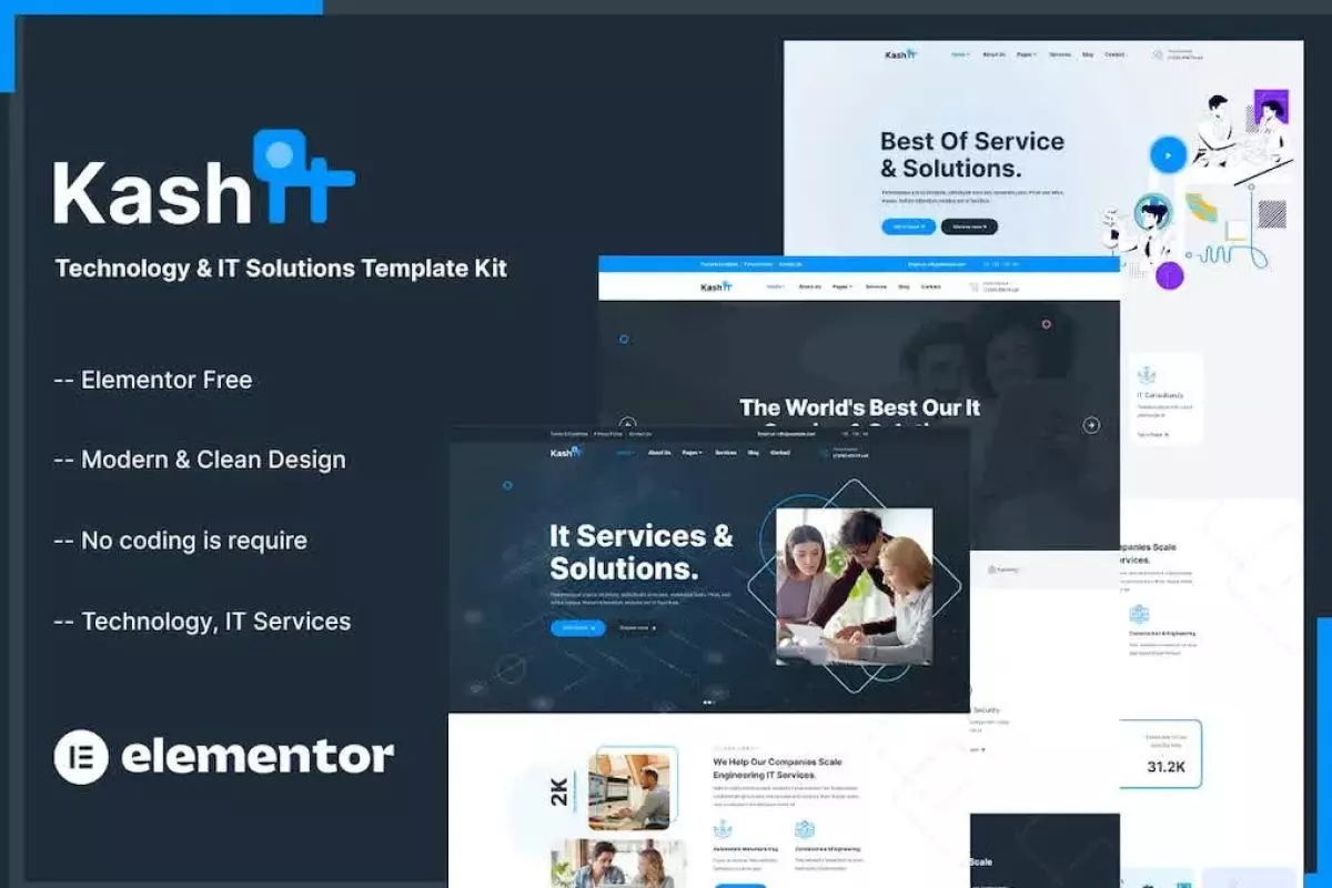 Kashit - Technology &amp; IT Solutions Template