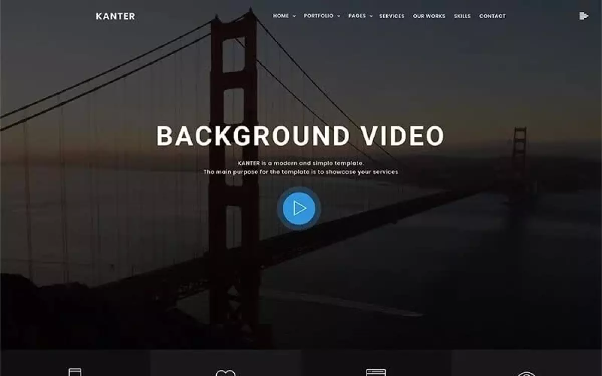 Kanter - Corporate&Portfolio&Agency WordPress Theme