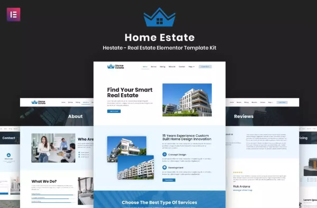 H-Estate - Real Estate Elementor Template