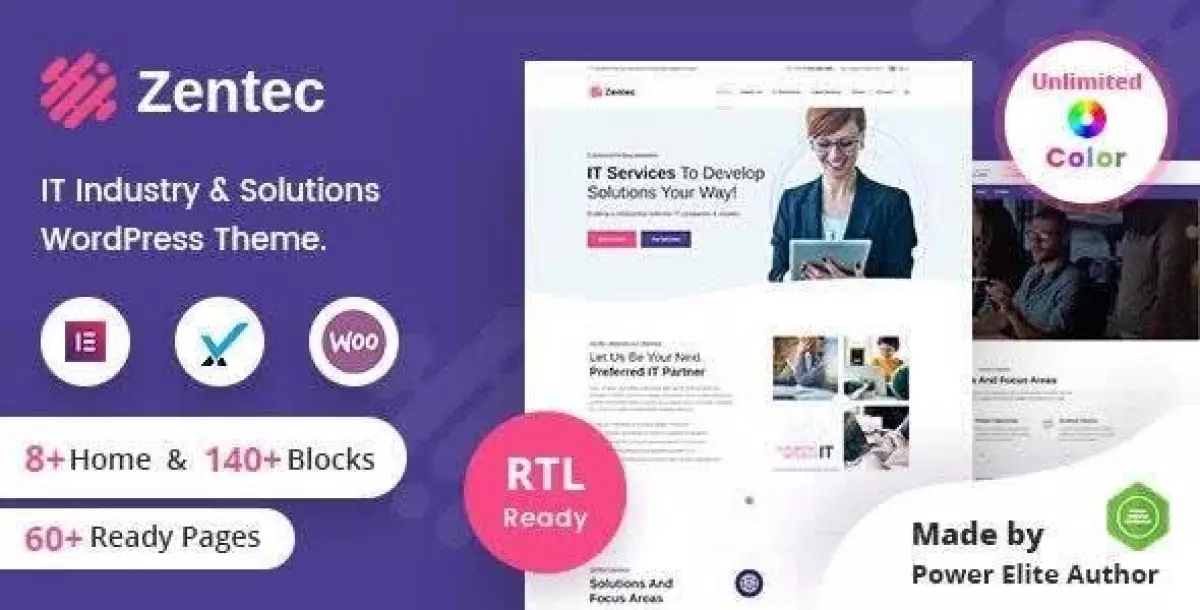 [WISH] Zentec - IT Solutions Company WordPress Theme +