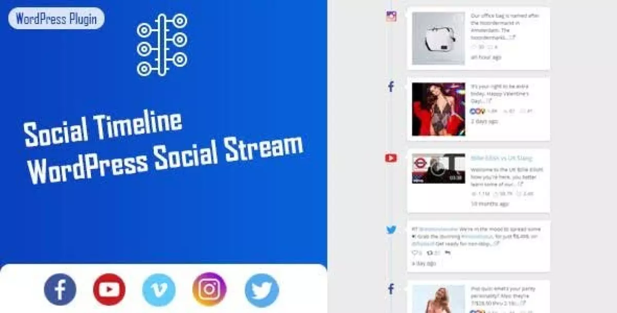 Social Timeline - WordPress Social Stream