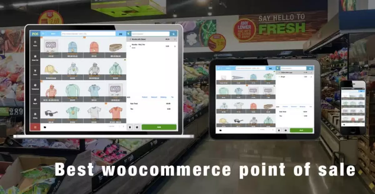 Woocommerce + openpos + Display Product Info App