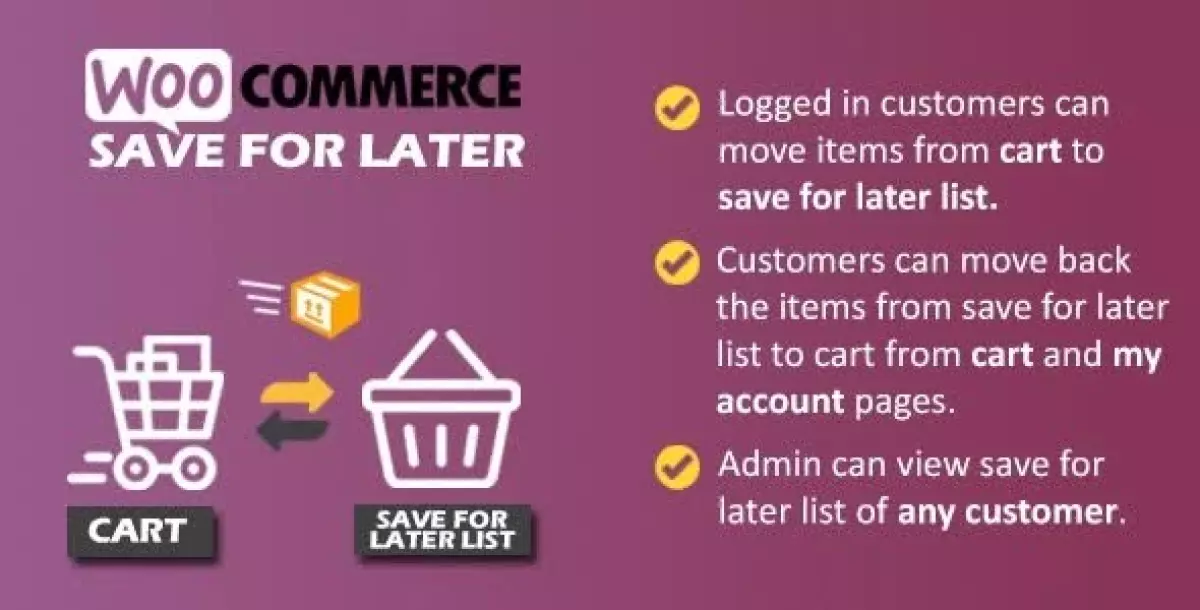 [WISH] WooCommerce Save for