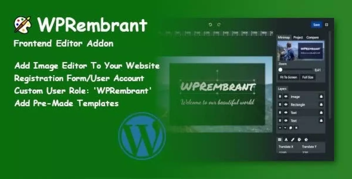 [WISH] WPRembrant Frontend Editor