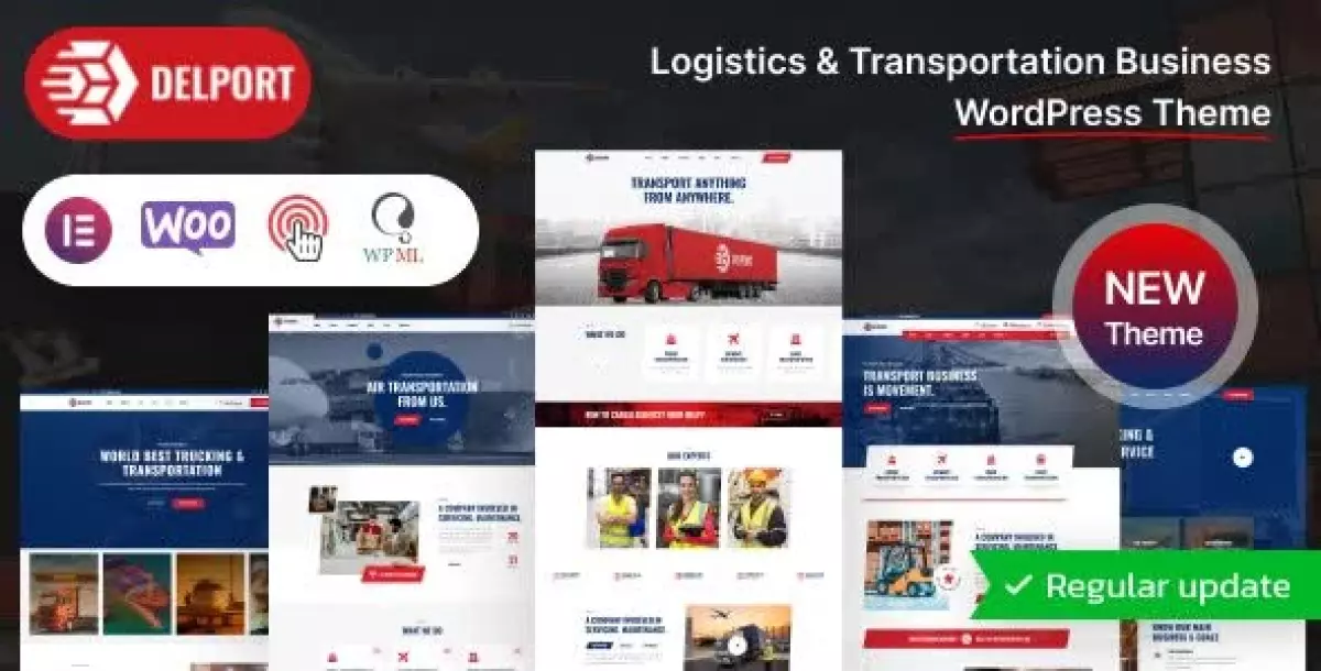 [WISH] Delport - Logistics &amp; Transportation Business WordPress Theme +