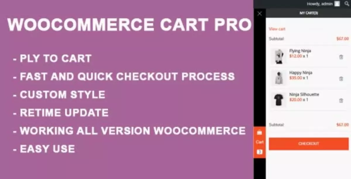 [WISH] WooCommerce Cart Pro - Sidebar