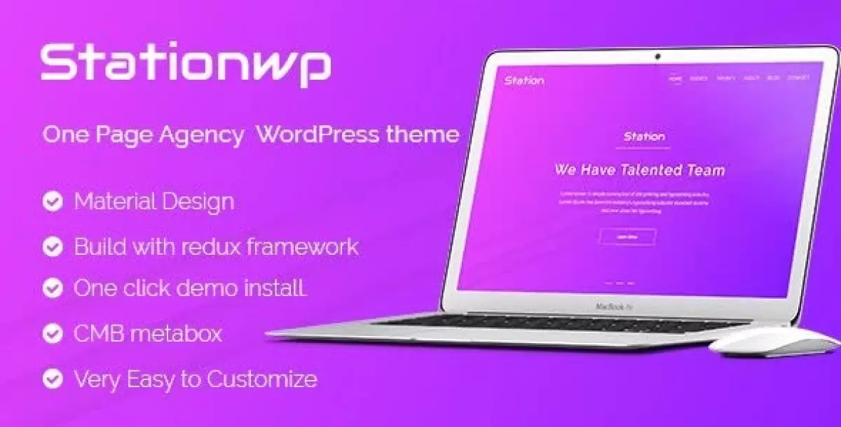 StationWP - Agency WordPress theme