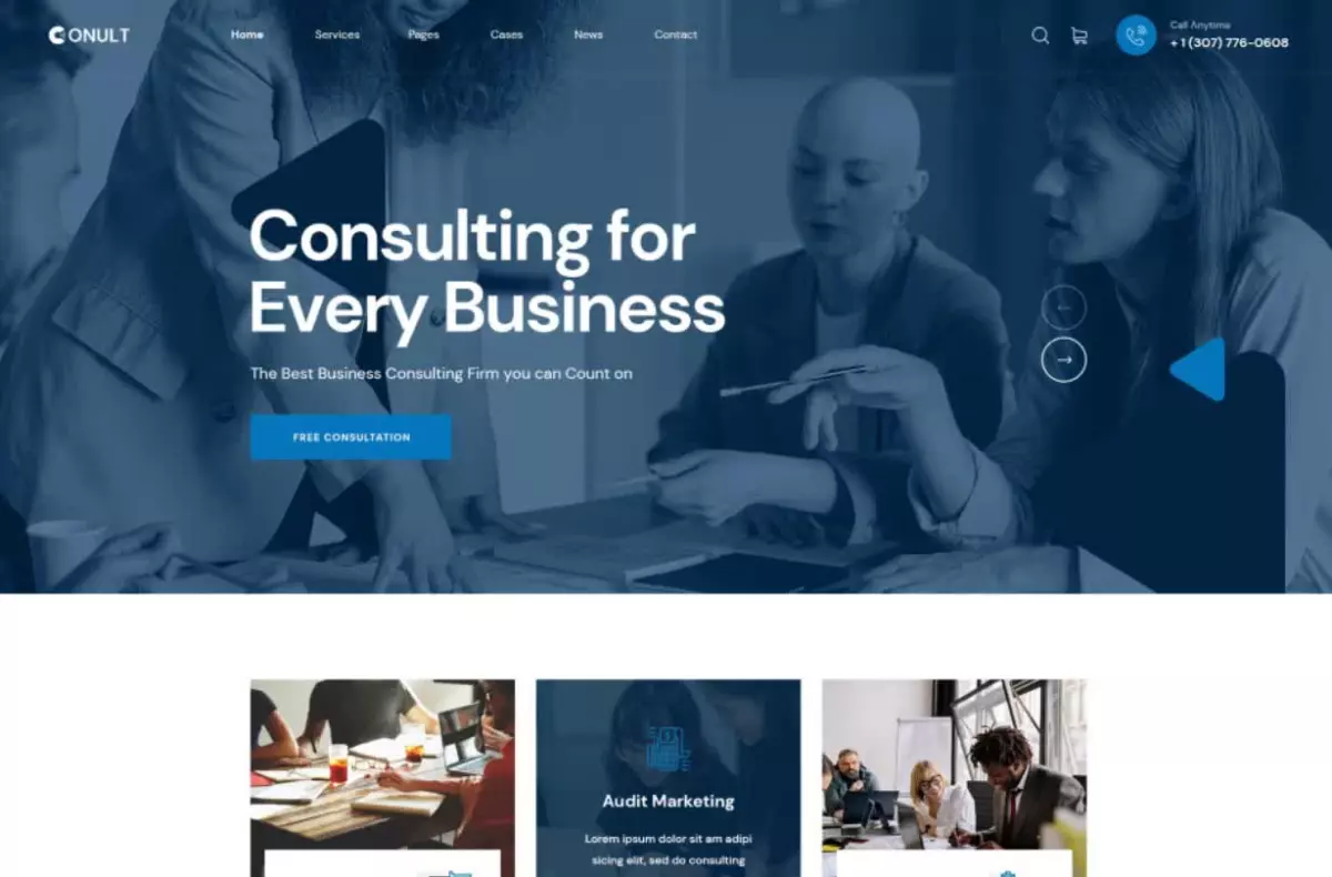 Conult - Consulting Business WordPress Themes