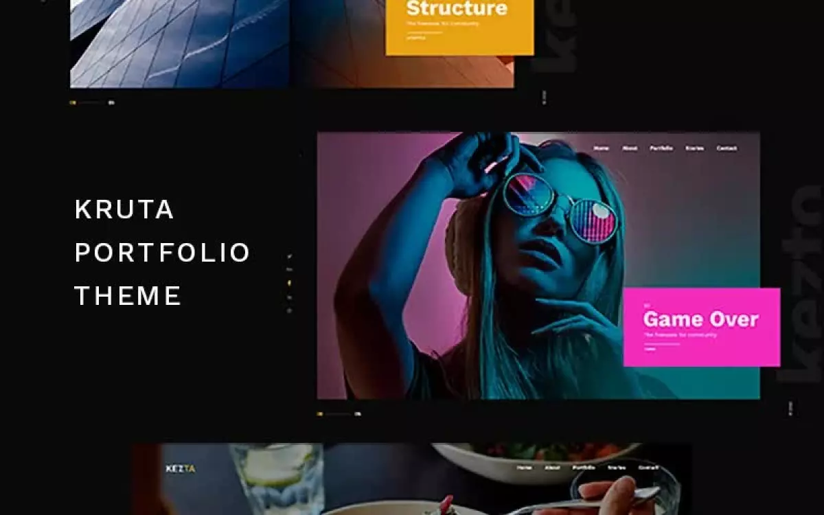 Kruta - Portfolio WordPress Theme