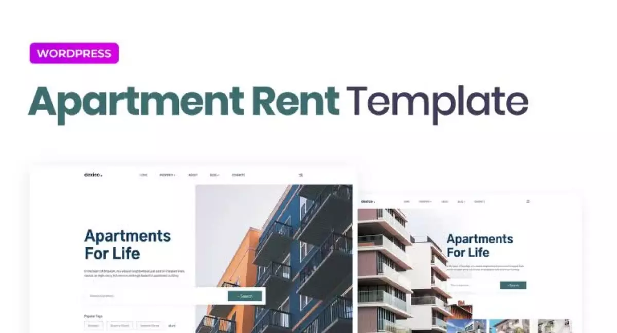Dexico – Apartment Rent Elementor Template