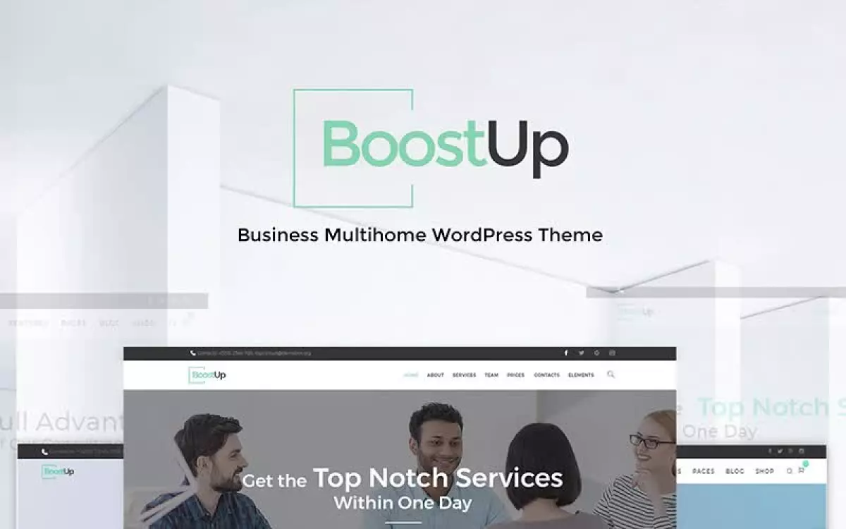 BoostUp Business Consulting WordPress Theme