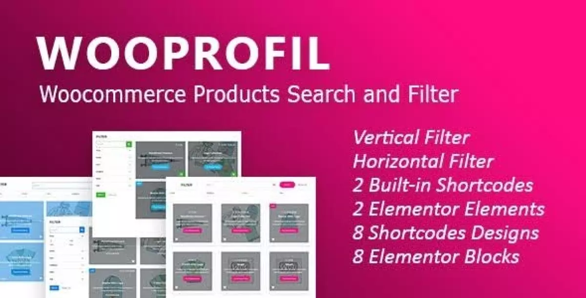 [WISH] Wooprofil: Woocommerce Products Search and Filter WordPress