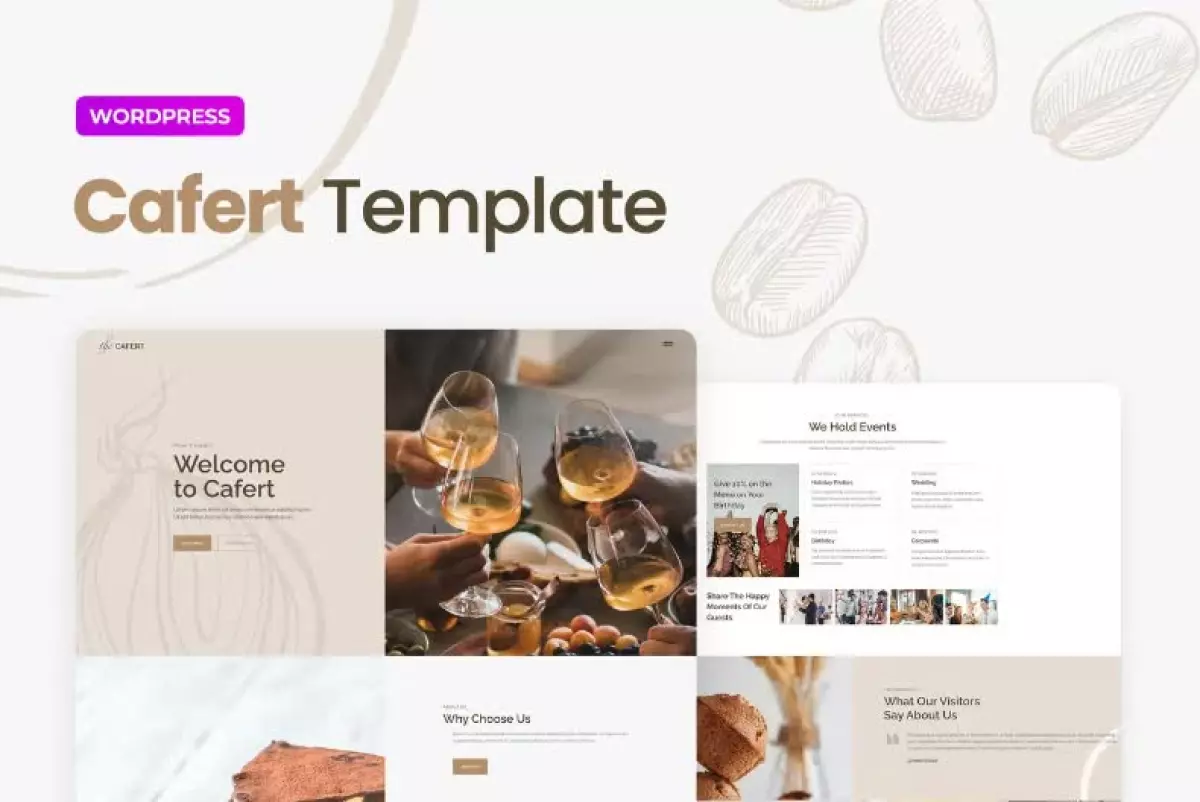 Cafert – Cafe and Restaurant Elementor Template