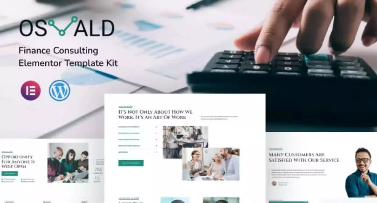 Osvald - Finance Consulting Elementor Template