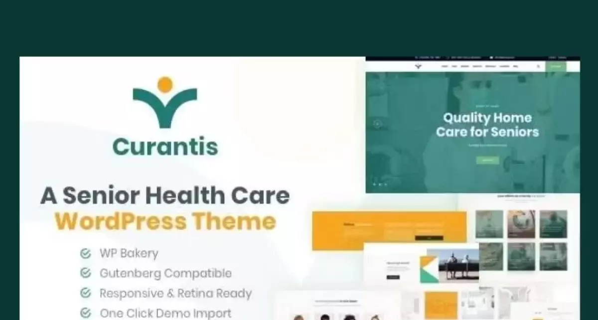 Curantis - Medical Care and Nursing WordPress