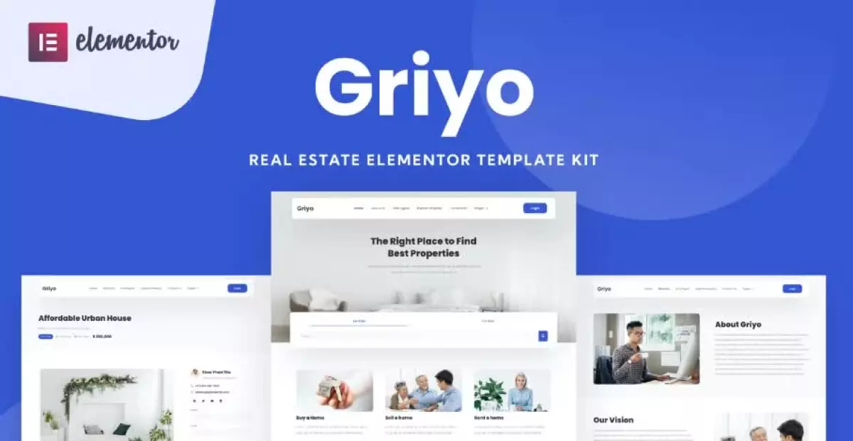 Griyo - Real Estate Elementor Template